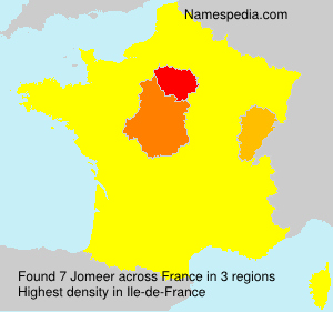 Surname Jomeer in France Surname Jomeer in France