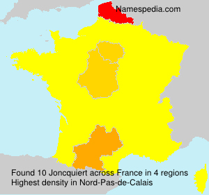 Surname Joncquiert in France Surname Joncquiert in France