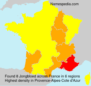 Surname Jongbloed in France Surname Jongbloed in France