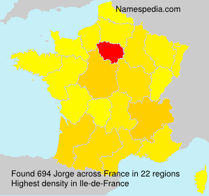 Surname Jorge in France Surname Jorge in France