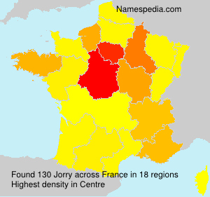 Surname Jorry in France Surname Jorry in France