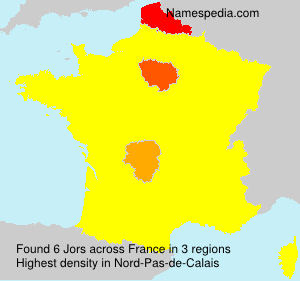 Surname Jors in France Surname Jors in France