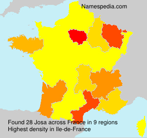 Surname Josa in France Surname Josa in France