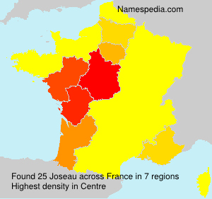 Surname Joseau in France Surname Joseau in France