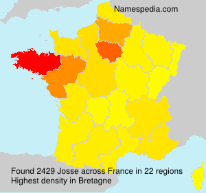 Surname Josse in France Surname Josse in France