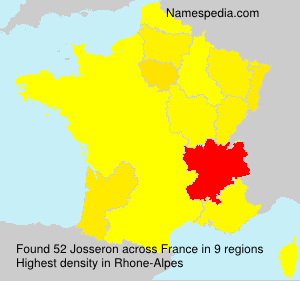 Surname Josseron in France Surname Josseron in France
