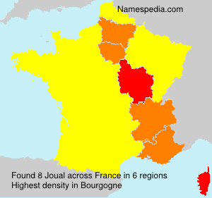 Surname Joual in France Surname Joual in France