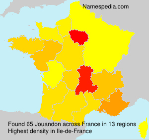 Surname Jouandon in France Surname Jouandon in France