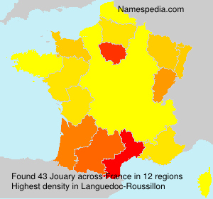 Surname Jouary in France Surname Jouary in France