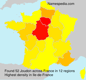Surname Joudon in France Surname Joudon in France
