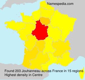 Surname Jouhanneau in France Surname Jouhanneau in France