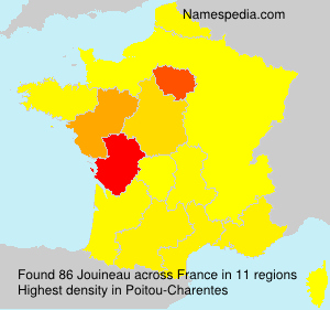 Surname Jouineau in France Surname Jouineau in France