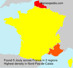 Surname Jouly in France Surname Jouly in France