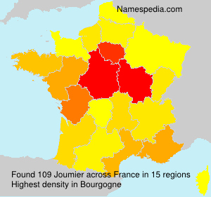 Surname Joumier in France Surname Joumier in France