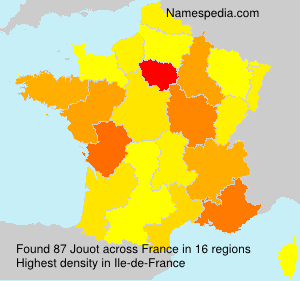 Surname Jouot in France Surname Jouot in France