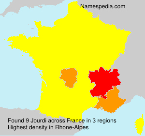 Surname Jourdi in France Surname Jourdi in France