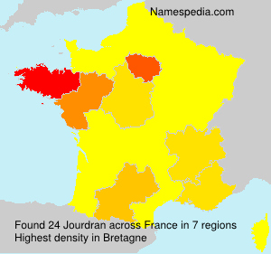 Surname Jourdran in France Surname Jourdran in France