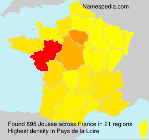 Surname Jousse in France