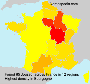 Surname Joussot in France Surname Joussot in France