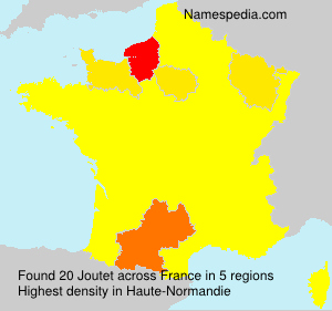 Surname Joutet in France Surname Joutet in France