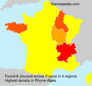 Surname Jouvard in France Surname Jouvard in France