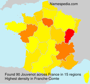 Surname Jouvenot in France Surname Jouvenot in France