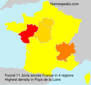 Surname Jovis in France Surname Jovis in France