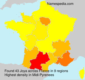 Surname Joya in France Surname Joya in France