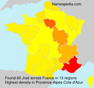Surname Jrad in France