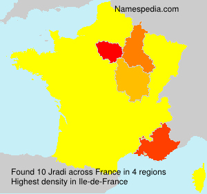Surname Jradi in France