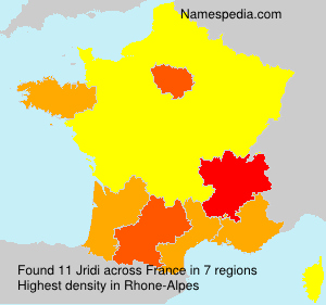 Surname Jridi in France
