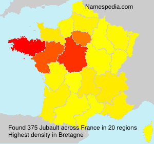 Surname Jubault in France Surname Jubault in France