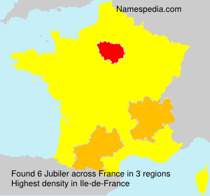 Surname Jubiler in France Surname Jubiler in France