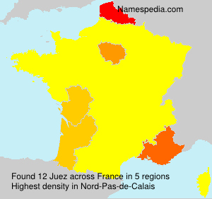 Surname Juez in France