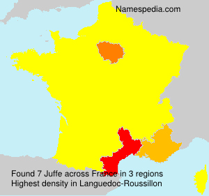 Surname Juffe in France Surname Juffe in France
