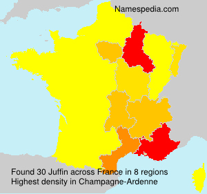 Surname Juffin in France Surname Juffin in France