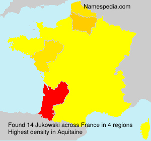 Surname Jukowski in France Surname Jukowski in France