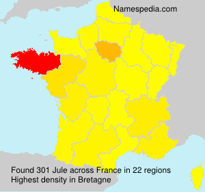 Surname Jule in France Surname Jule in France
