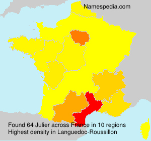 Surname Julier in France Surname Julier in France