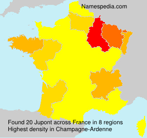 Surname Jupont in France Surname Jupont in France