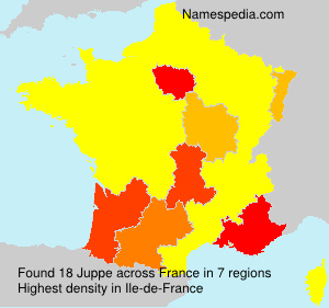 Surname Juppe in France Surname Juppe in France