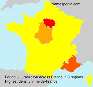 Surname Juraszczyk in France Surname Juraszczyk in France