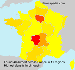 Surname Jurbert in France Surname Jurbert in France