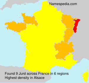 Surname Jurd in France Surname Jurd in France