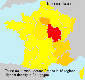 Surname Jusseau in France Surname Jusseau in France