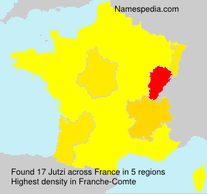 Surname Jutzi in France Surname Jutzi in France