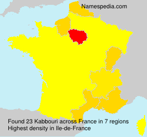 Surname Kabbouri in France Surname Kabbouri in France