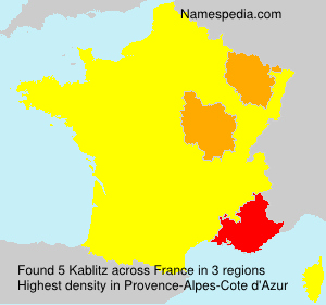 Surname Kablitz in France Surname Kablitz in France