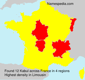 Surname Kabul in France Surname Kabul in France