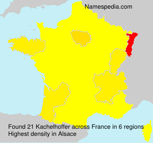 Surname Kachelhoffer in France Surname Kachelhoffer in France